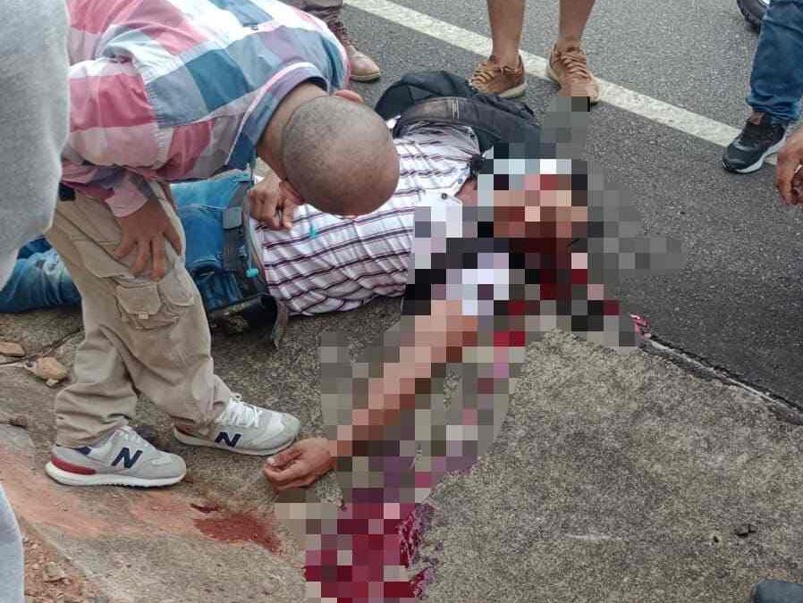 Accidente en la vía Doncello-Puerto Rico deja un herido grave.